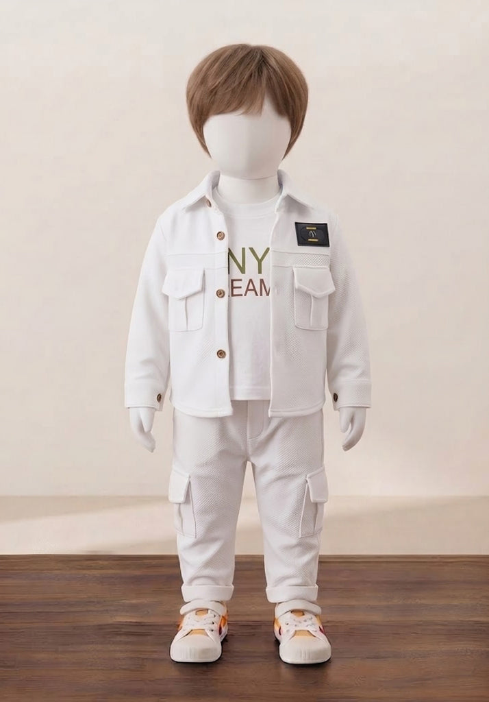 Kid’s Classic Utility Shirt & Cargo Set
