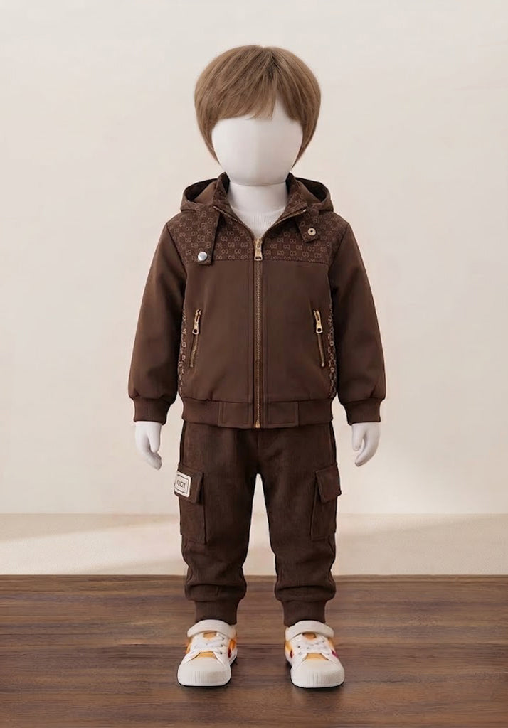 Kid’s Signature Hooded Utility Co-ord Set