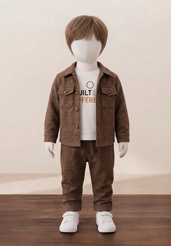 Kid’s Heritage Wool-Blend Co-ord Set