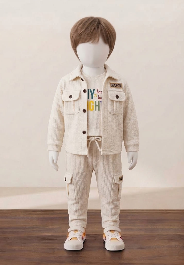 Kid’s Cozy Knit Utility Set