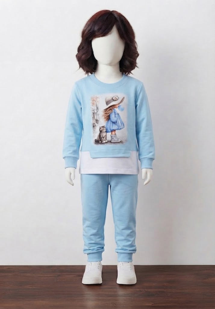 Soft Terry Graphic Lounge Set