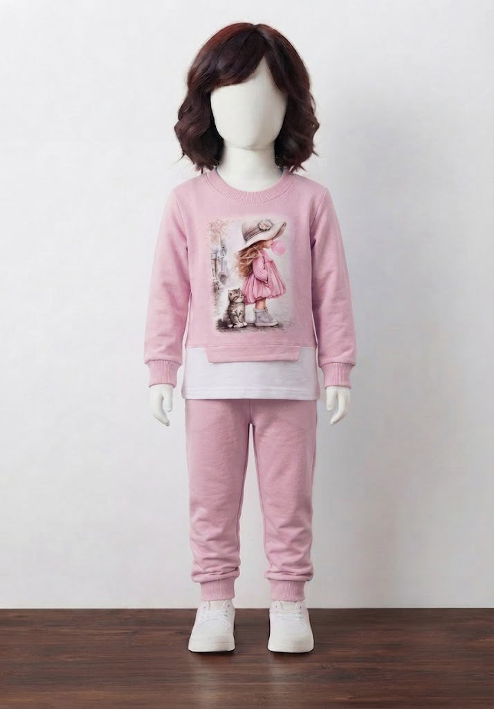 Soft Terry Graphic Lounge Set